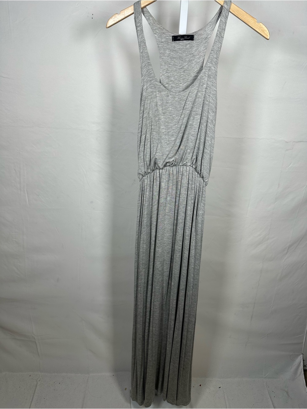 Honey Punch Grey Racerback Maxi Dress - Picture 2 of 7